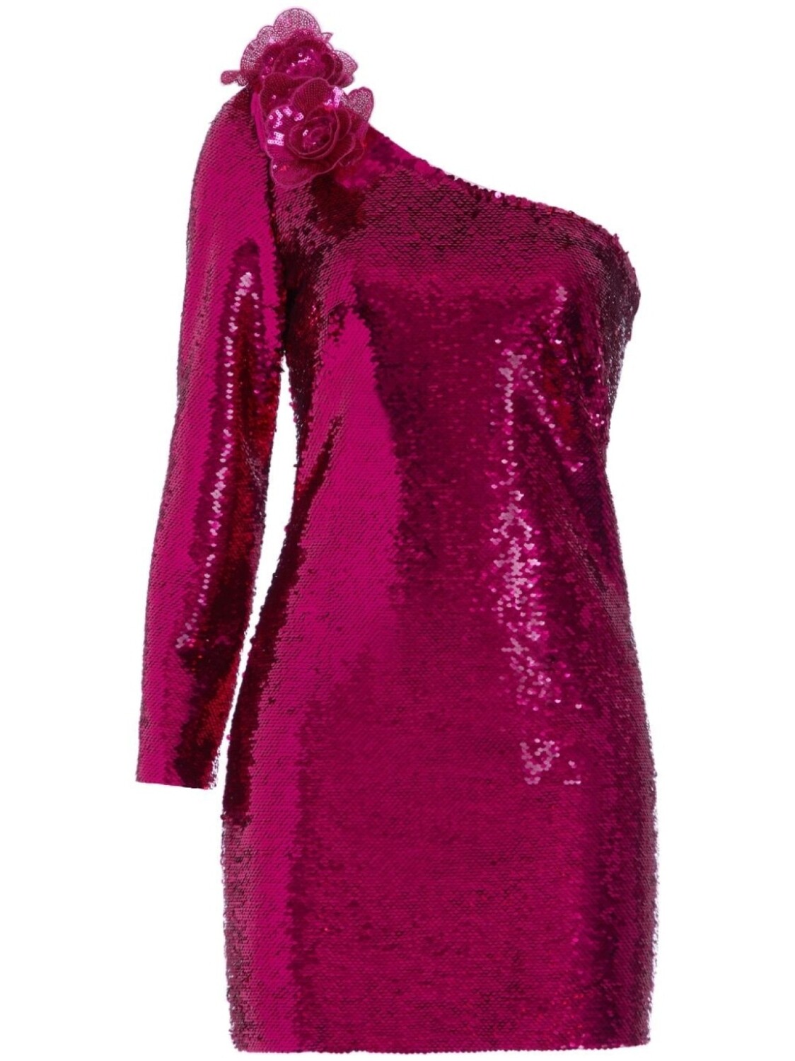 

Marchesa Notte короткое платье Magnolia, розовый