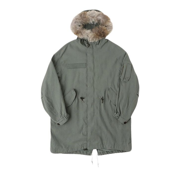 

Парка Visvim Six-Five Fishtail Parka Light Green, зеленый