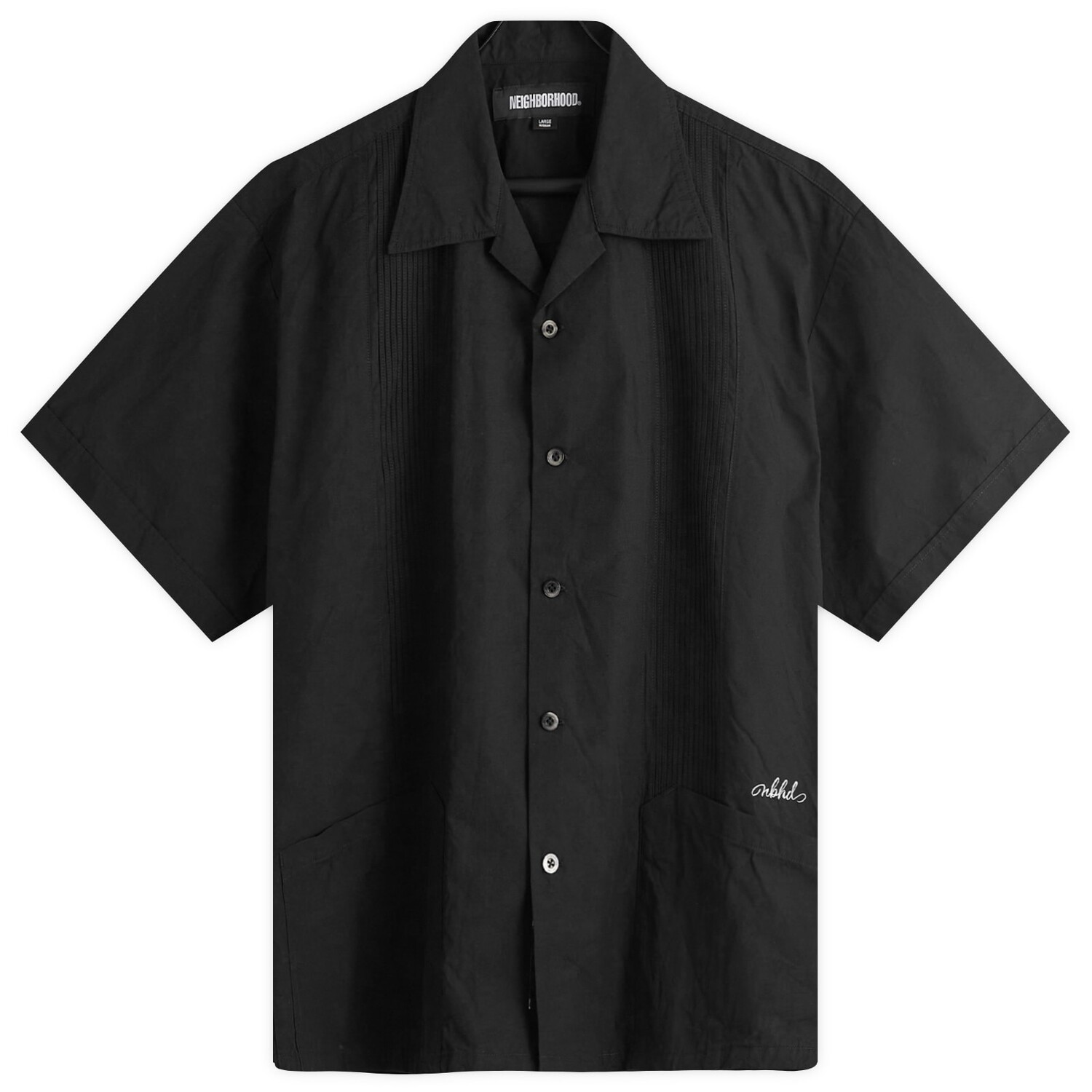 

Рубашка с коротким рукавом Neighborhood Guayabera Vacation Shirt, черный