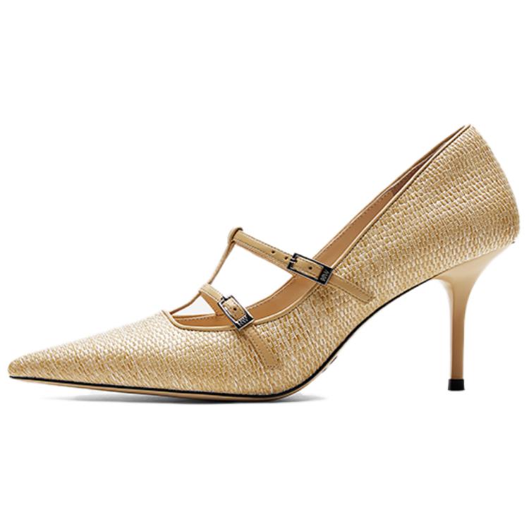 NINE WEST Тонкие каблуки на шпильке 8 см женские абрикос, цвет Apricot