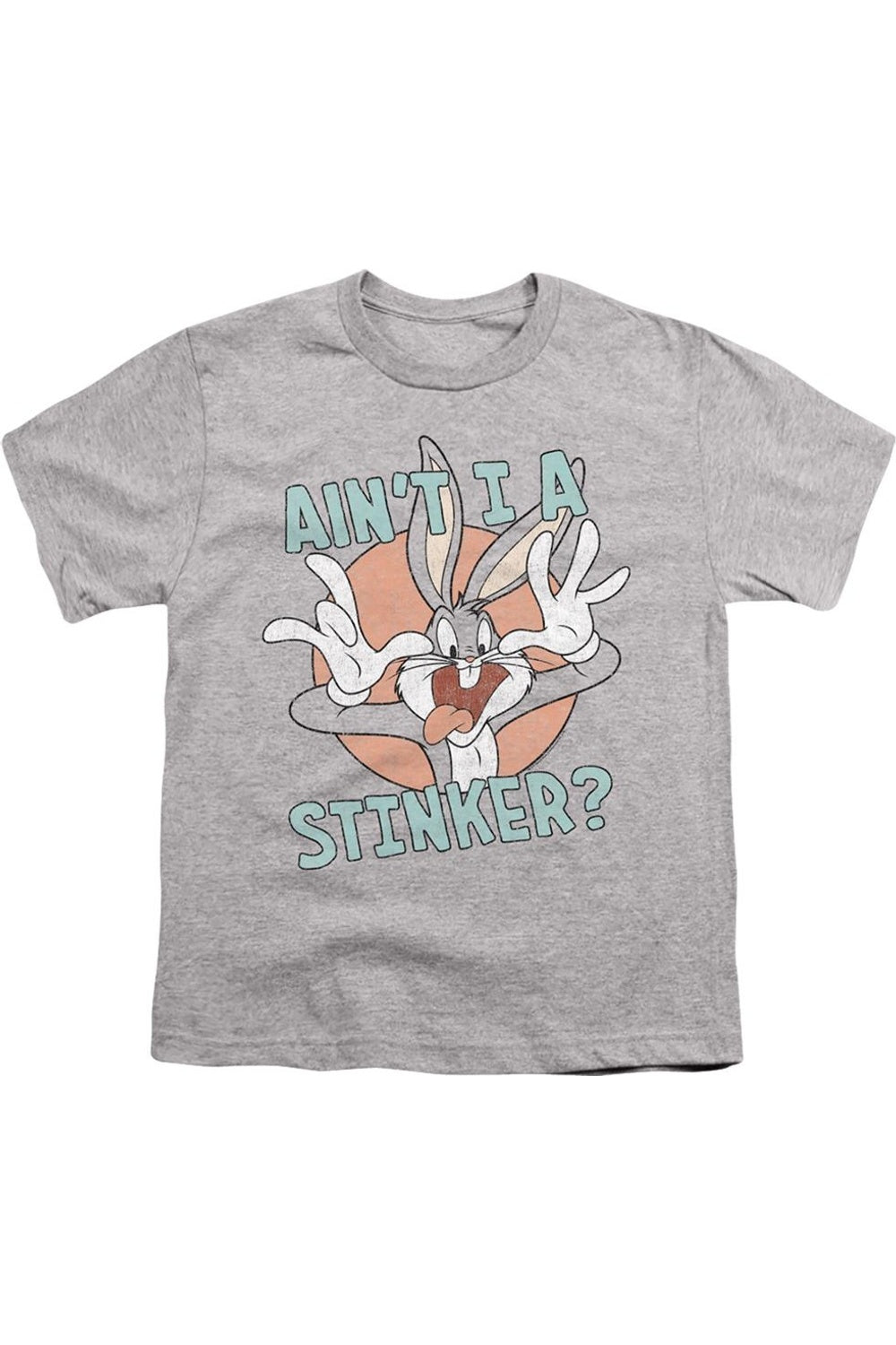 

Футболка с коротким рукавом Looney Tunes "Ain't I A Stinker" для детей Gildan, Athletic Heather