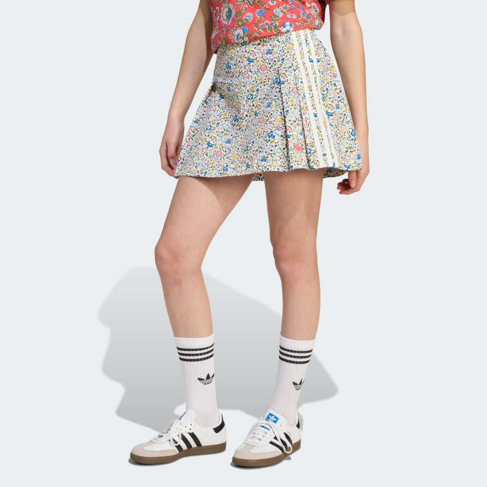 

Юбка Adidas Originals x Liberty London Skirt Kids, цвет Off White/Semi Lucid Red