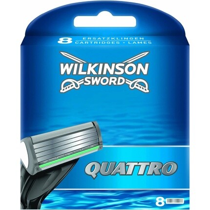 

Лезвия Wilkinson Quattro, 8 шт., Wilkinson Sword