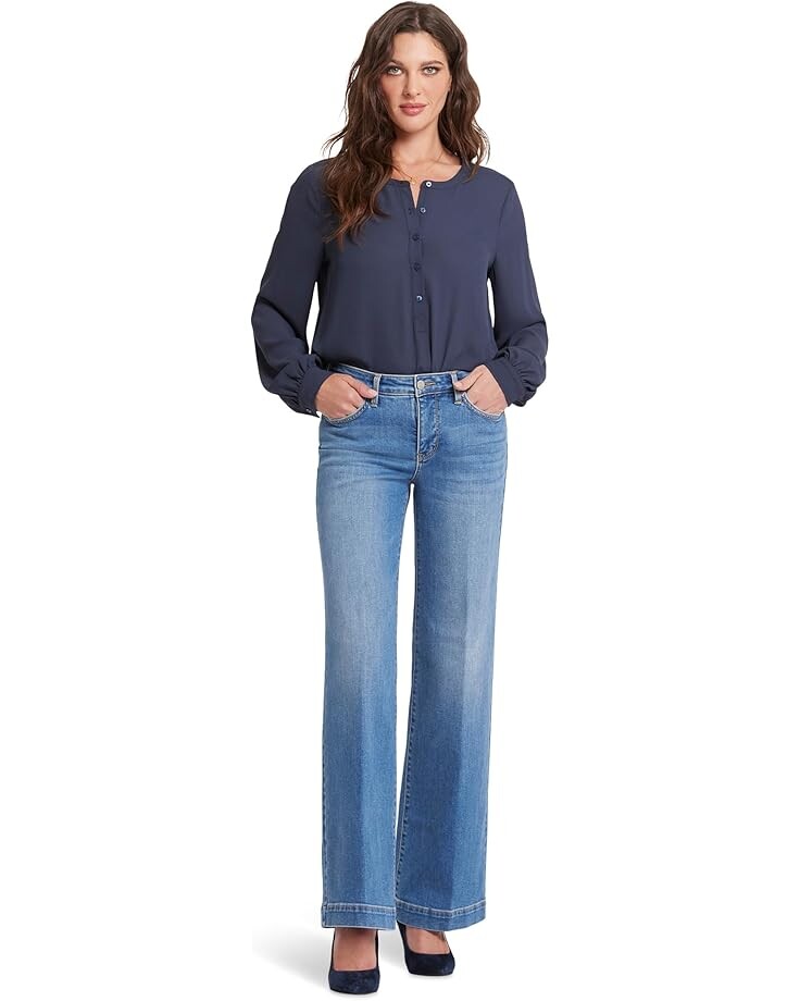 

Джинсы NYDJ Teresa Wide Leg in Water Canyon, цвет Water Canyon
