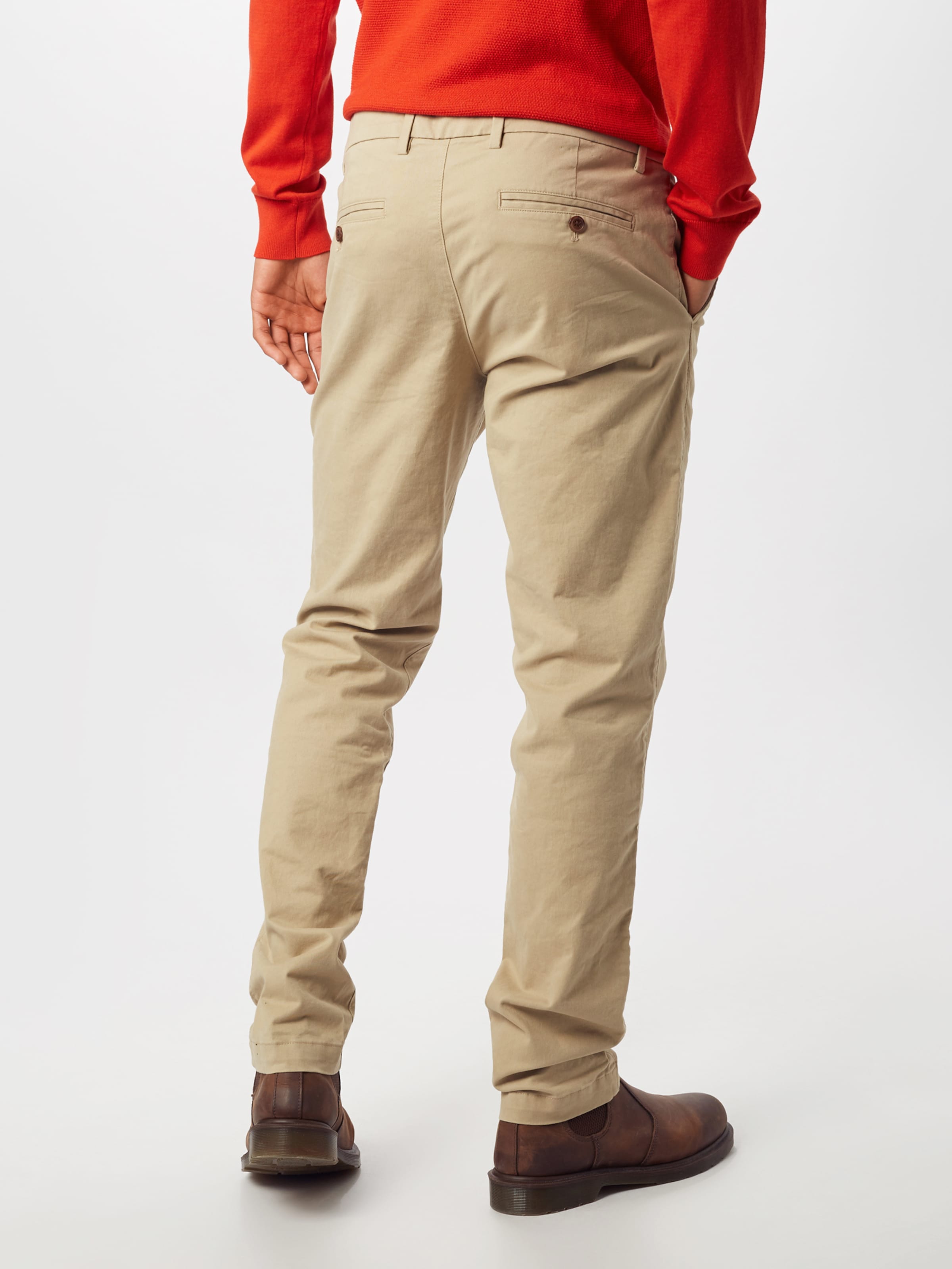 GAP Брюки чинос 'V-ESSENTIAL' Slim fit в бежевом цвете — фото 3