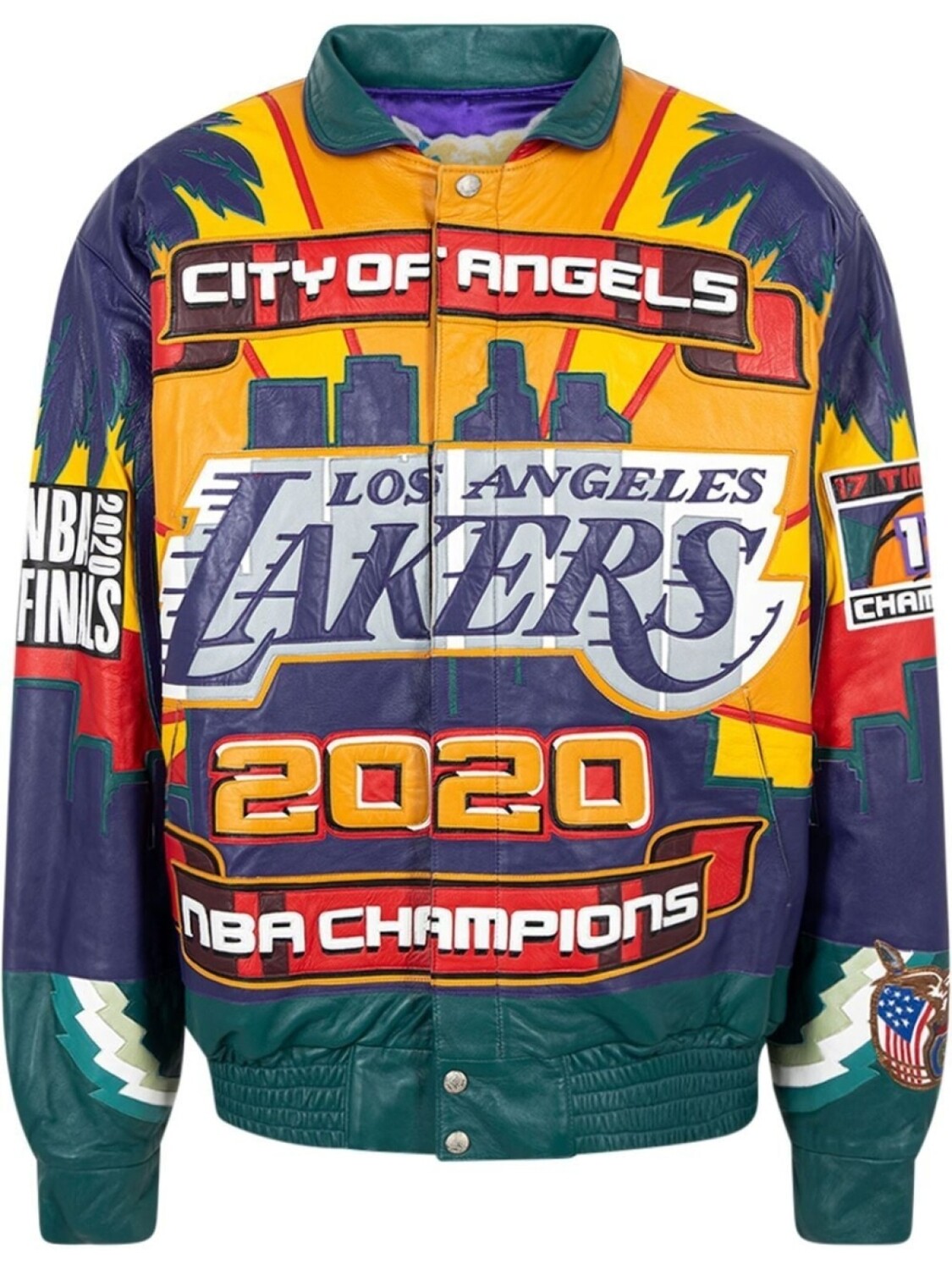 

Бомбер 2020 из коллаборации с Lakers Jeff Hamilton, фиолетовый