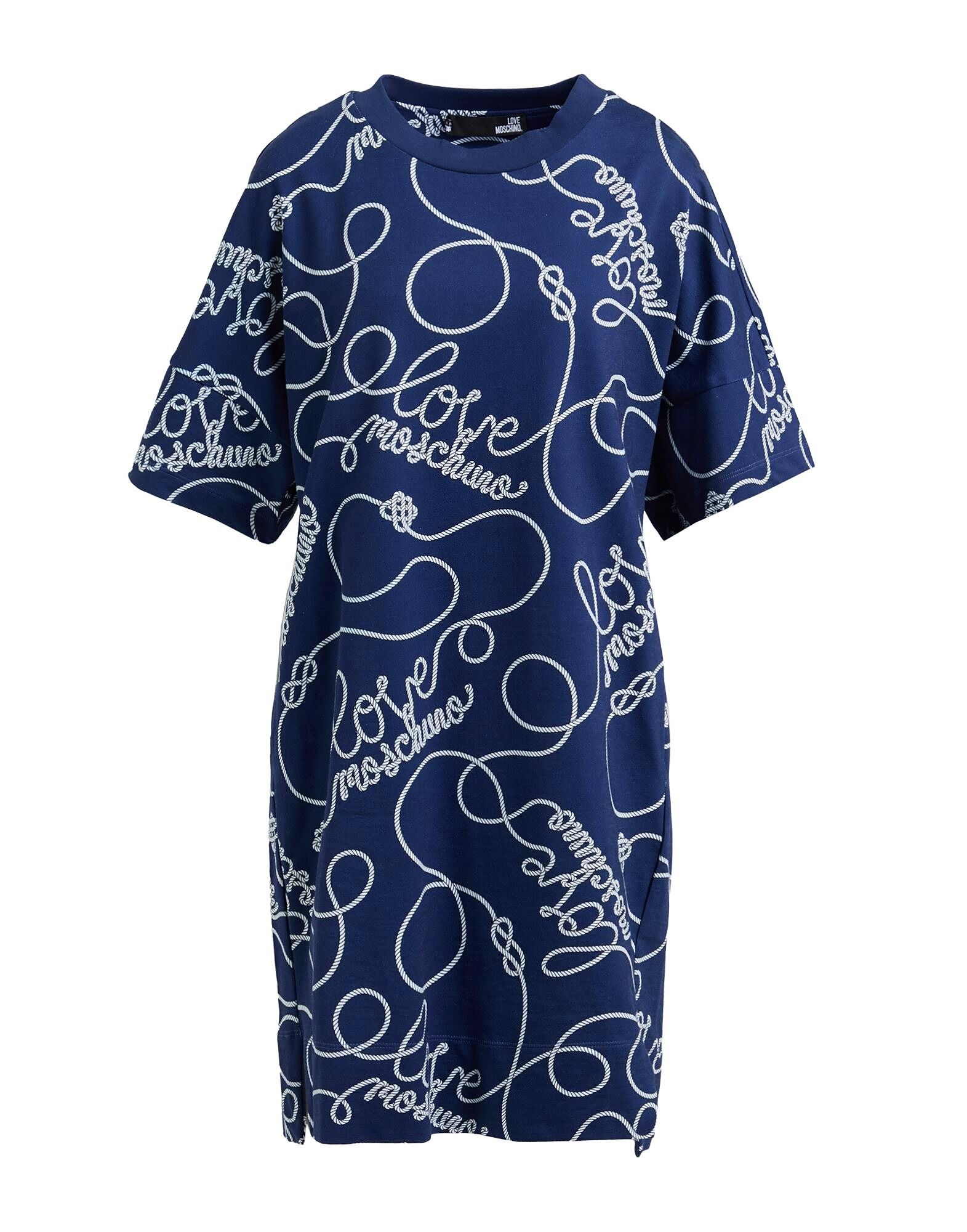 

Мини-платье Moschino, темно-синий