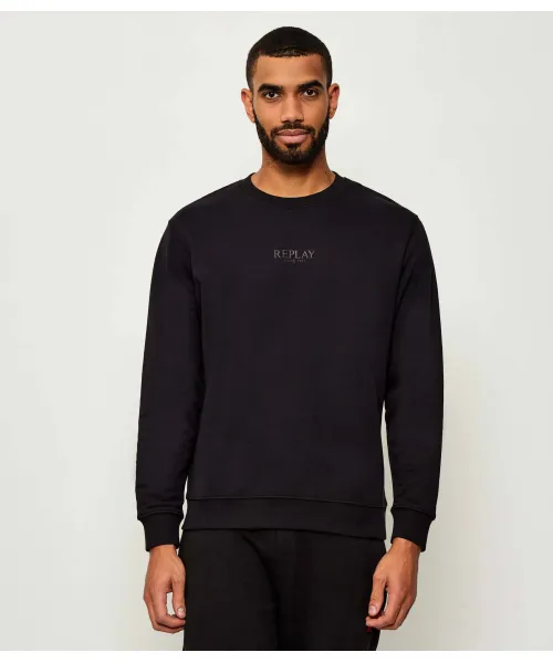 

Толстовка Regular fit Replay, черный
