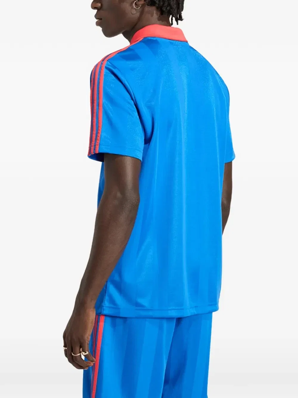 Полосатая футболка Archive Adidas, синий — фото 4
