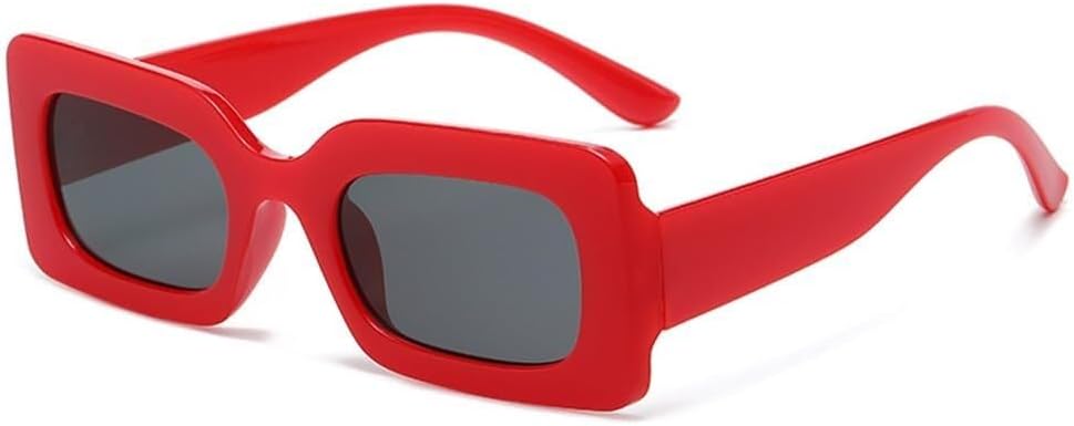 

Солнцезащитные очки с плавным переходом цвета конфет, УФ-защита UV400, мужские и женские, в стиле панк, для занятий спортом на открытом воздухе, бега и езды на велосипеде LXLHWN, Red Grey