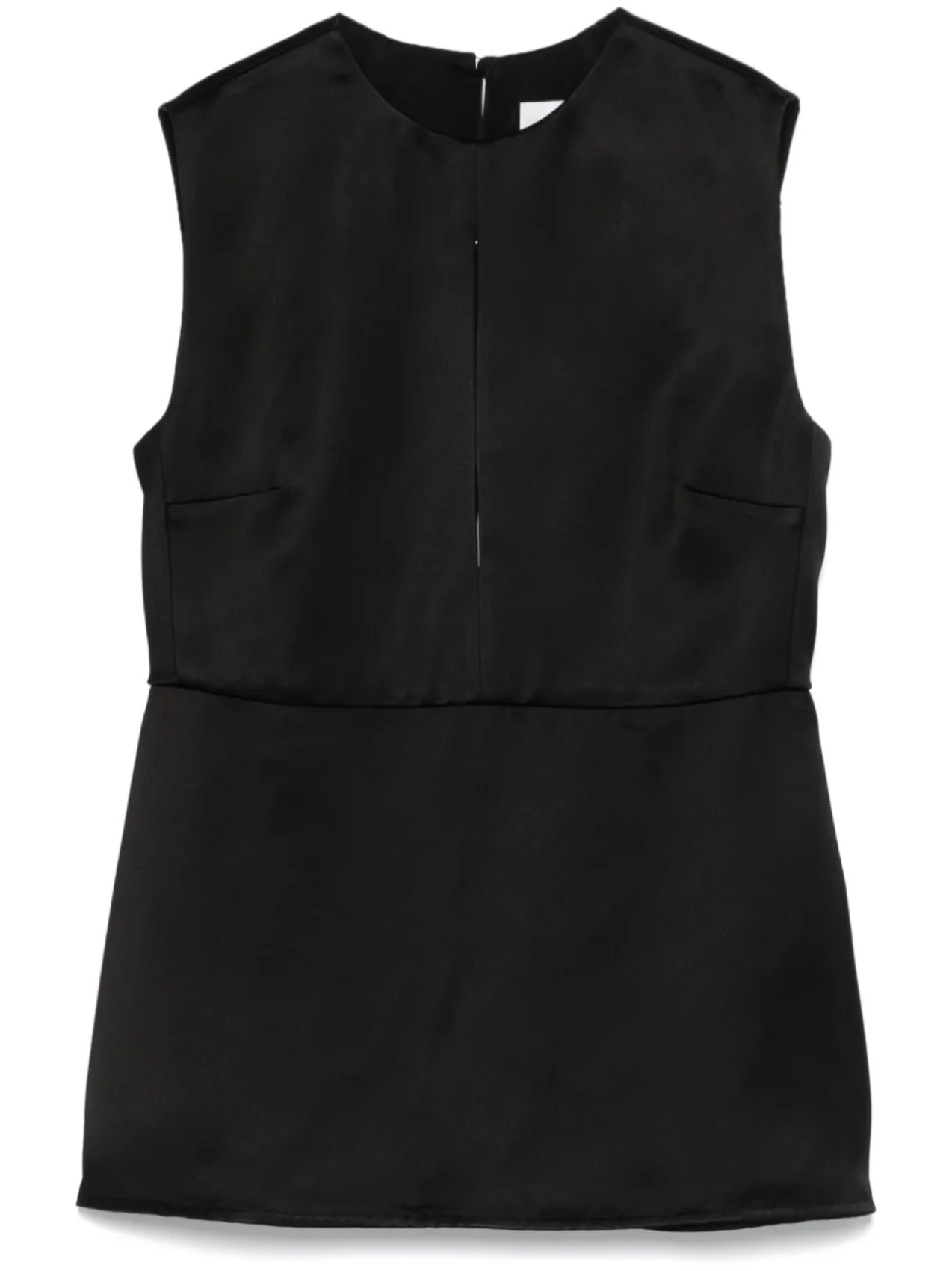

Жилет атласный Jil Sander, черный