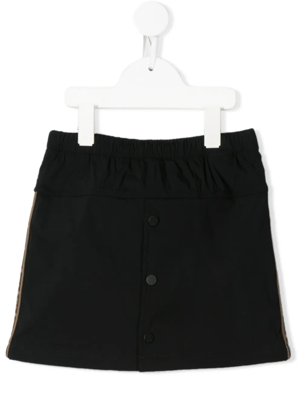 

Юбка с логотипом FF Fendi Kids, черный