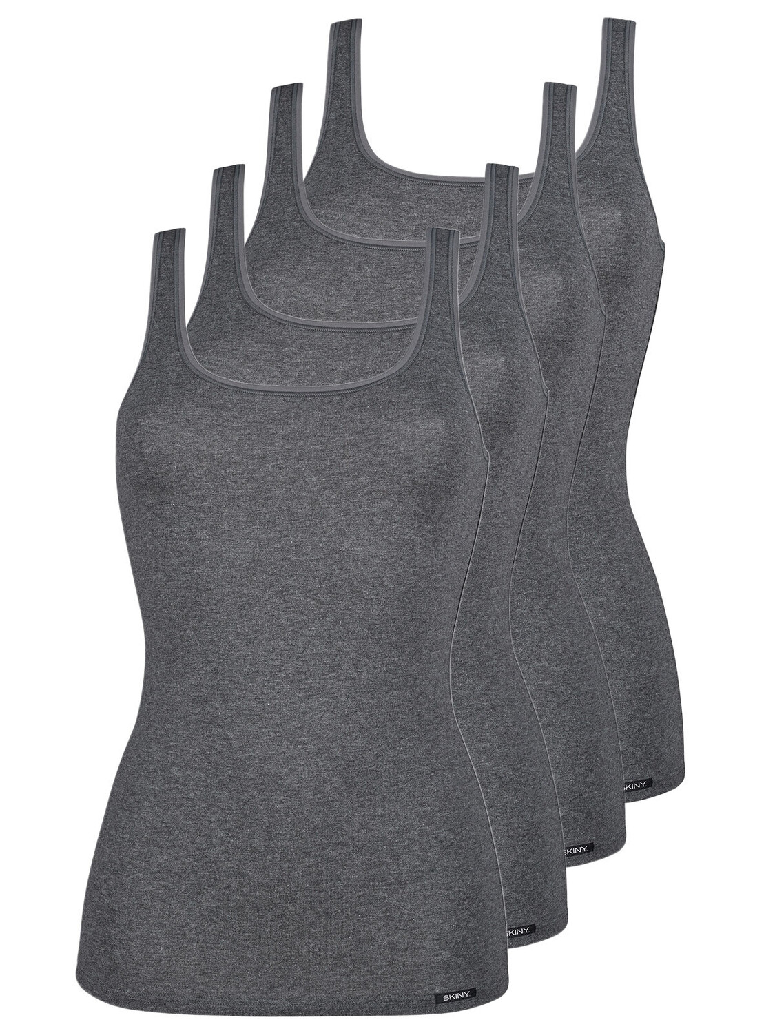 

Майка Skiny 4er Pack Tank Top, цвет anthra melange