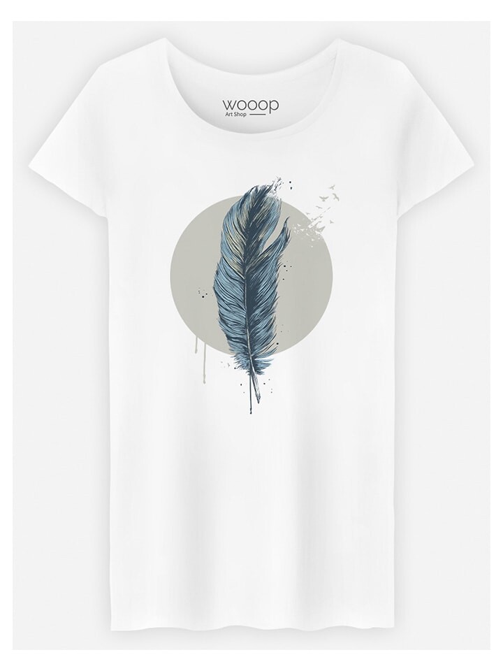 

Футболка WOOOP Feather, белый