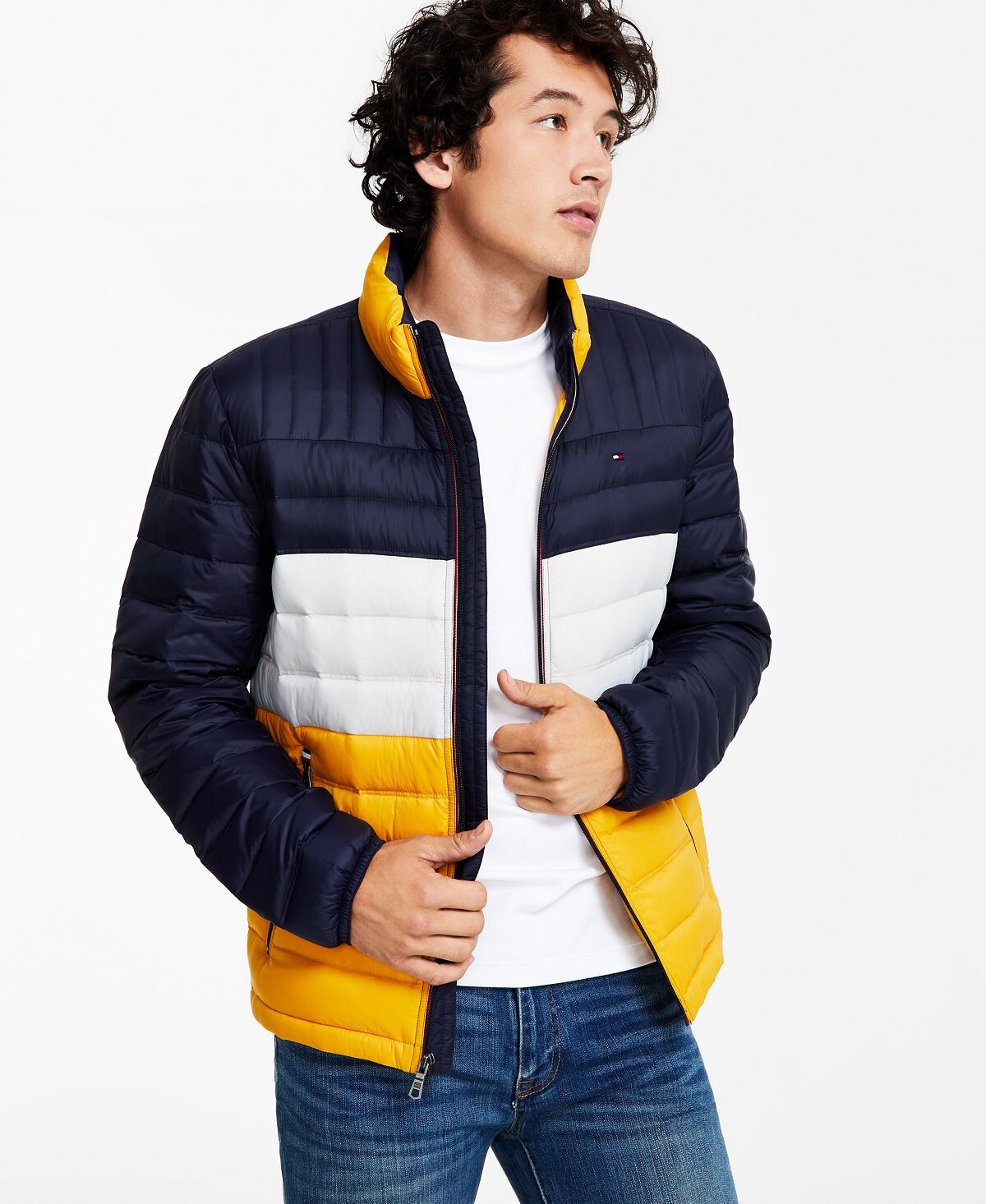 

Мужская компактная стеганая куртка-пуховик Tommy Hilfiger
