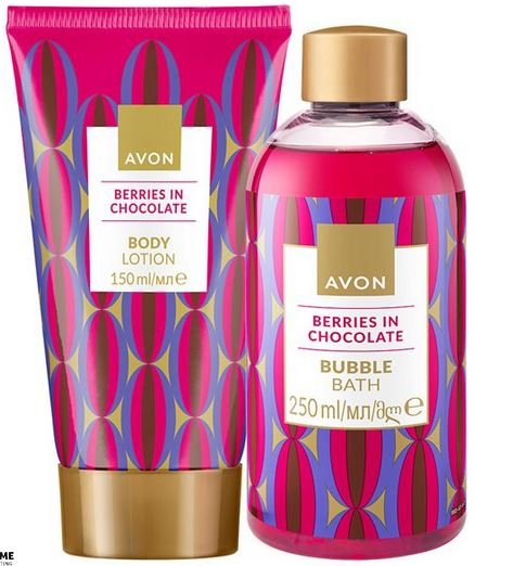 

Avon, Forest Fruits Chocolate, набор косметики по уходу, 2 шт.