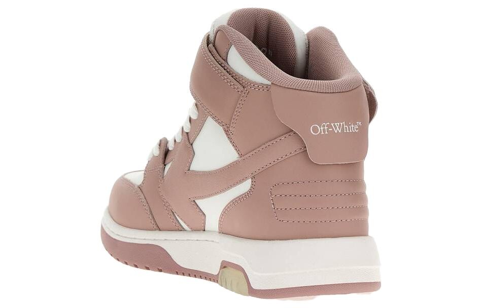 Кроссовки OFF-WHITE Out Of Office Mid Top White Pink Women's, розовый — фото 4
