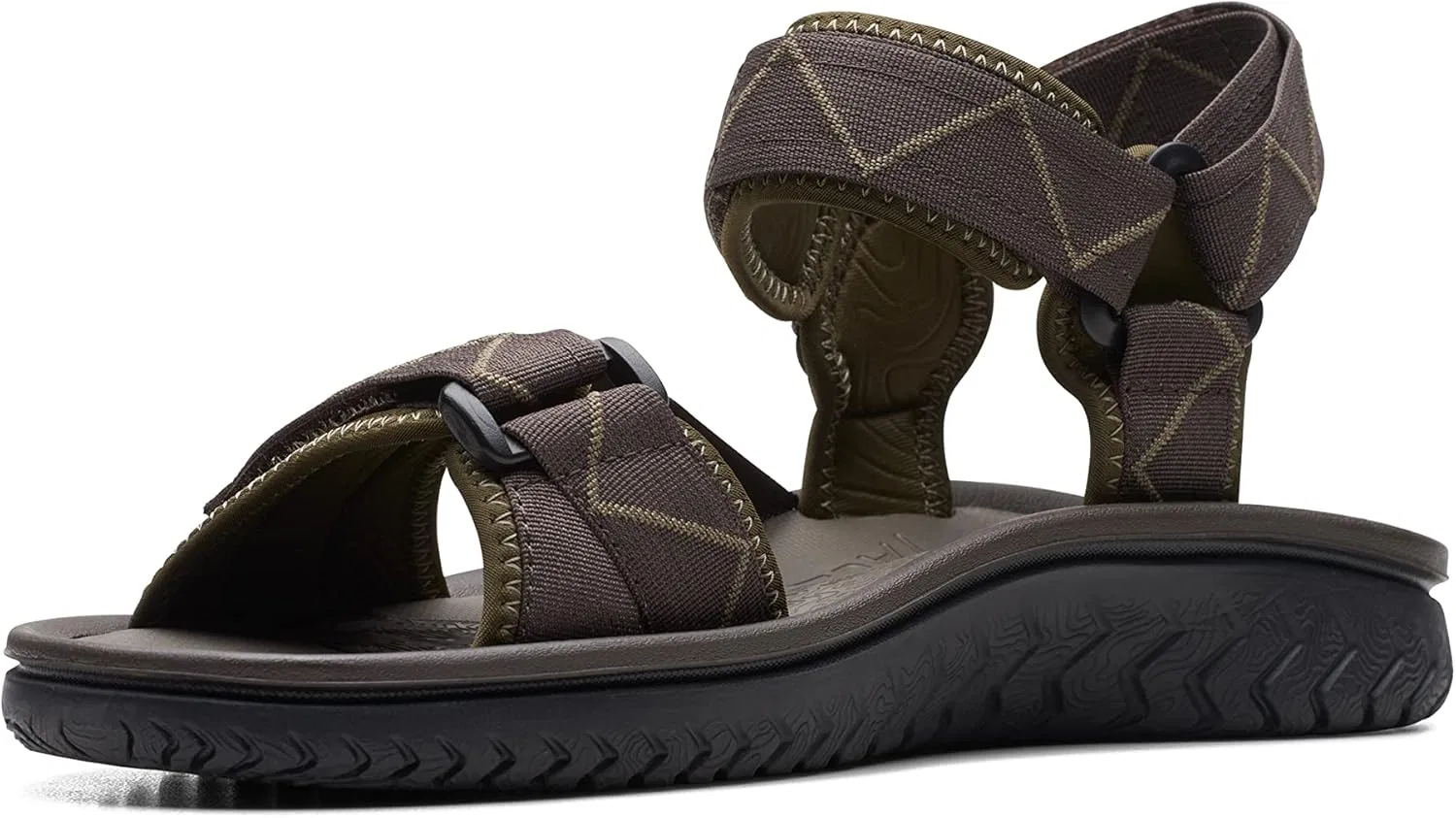 Сандалии мужские Clarks, коричневый комби — фото 4