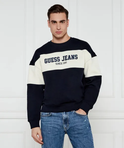 

Толстовка Horizont Oversize fit Guess Jeans, синий