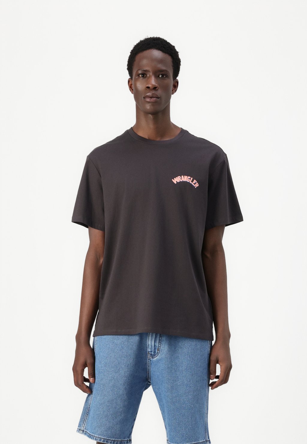 

Футболка с принтом GRAPHIC TEE Wrangler, серый