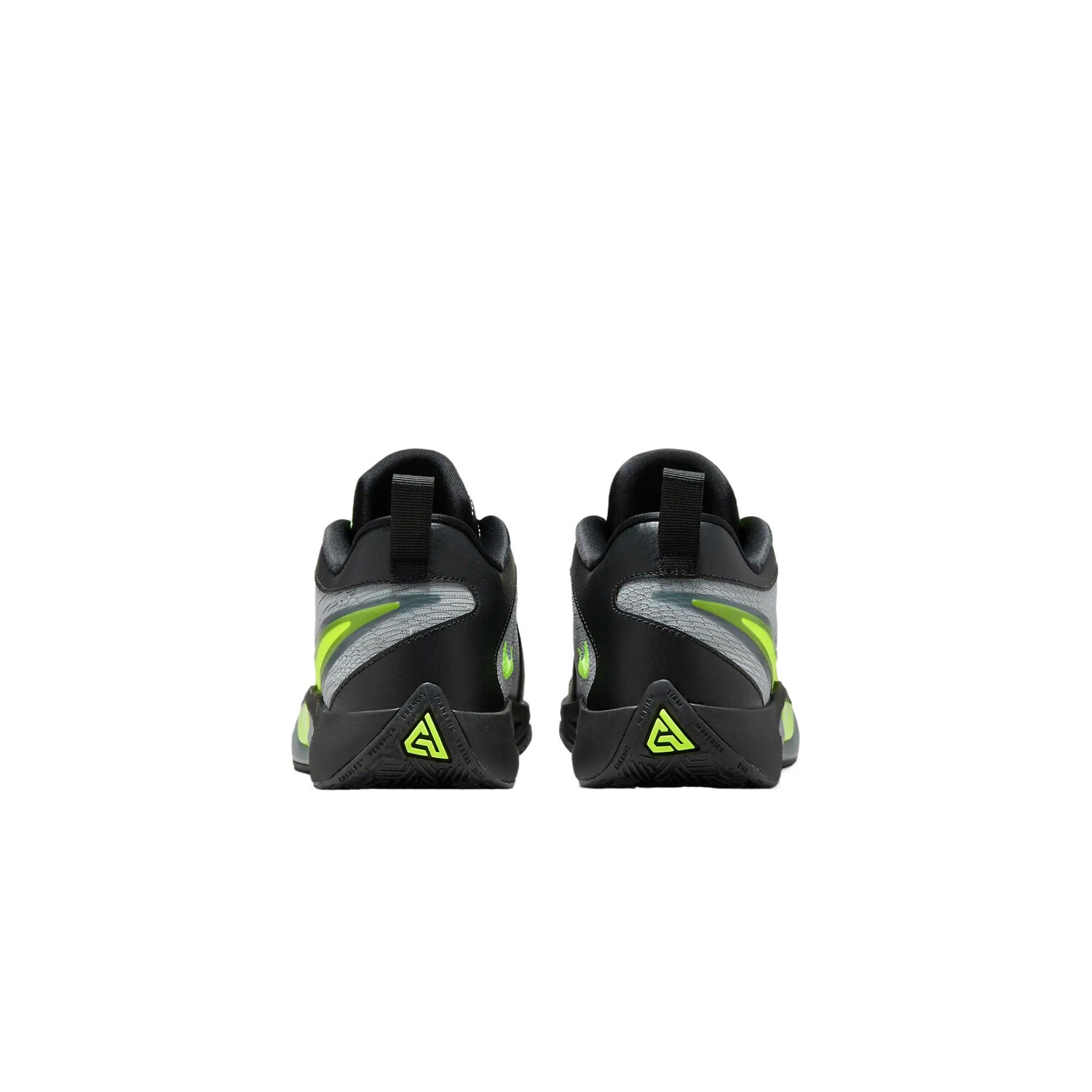 Баскетбольные кроссовки Kids" Начальная школа Nike, цвет Black/Neon Yellow/Neon Yellow/Cool Gray — фото 4