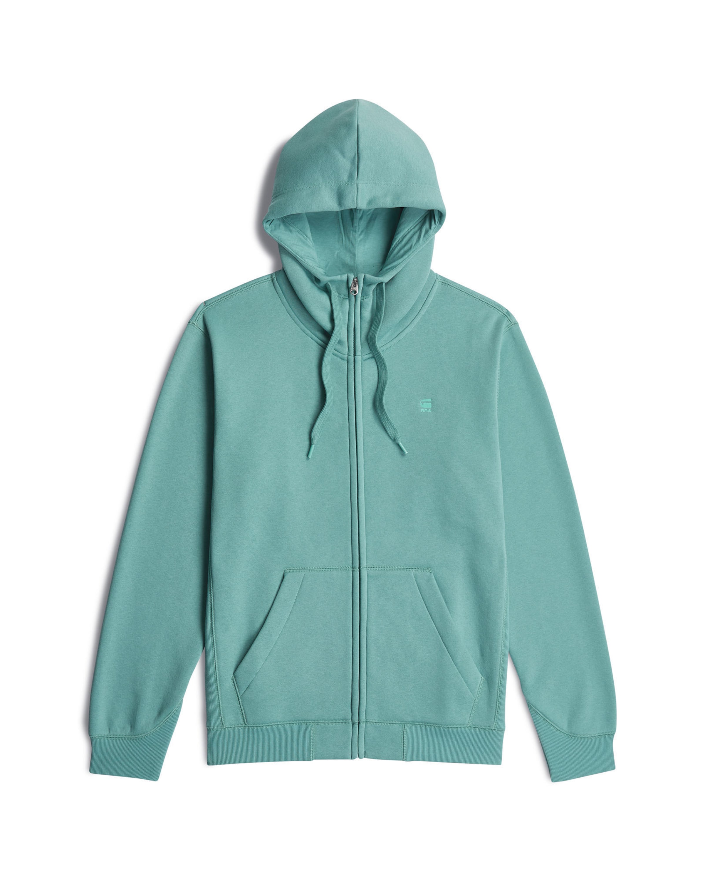 

G-STAR Толстовка с молнией в изумрудном цвете, Зеленый, G-STAR Толстовка с молнией в изумрудном цвете