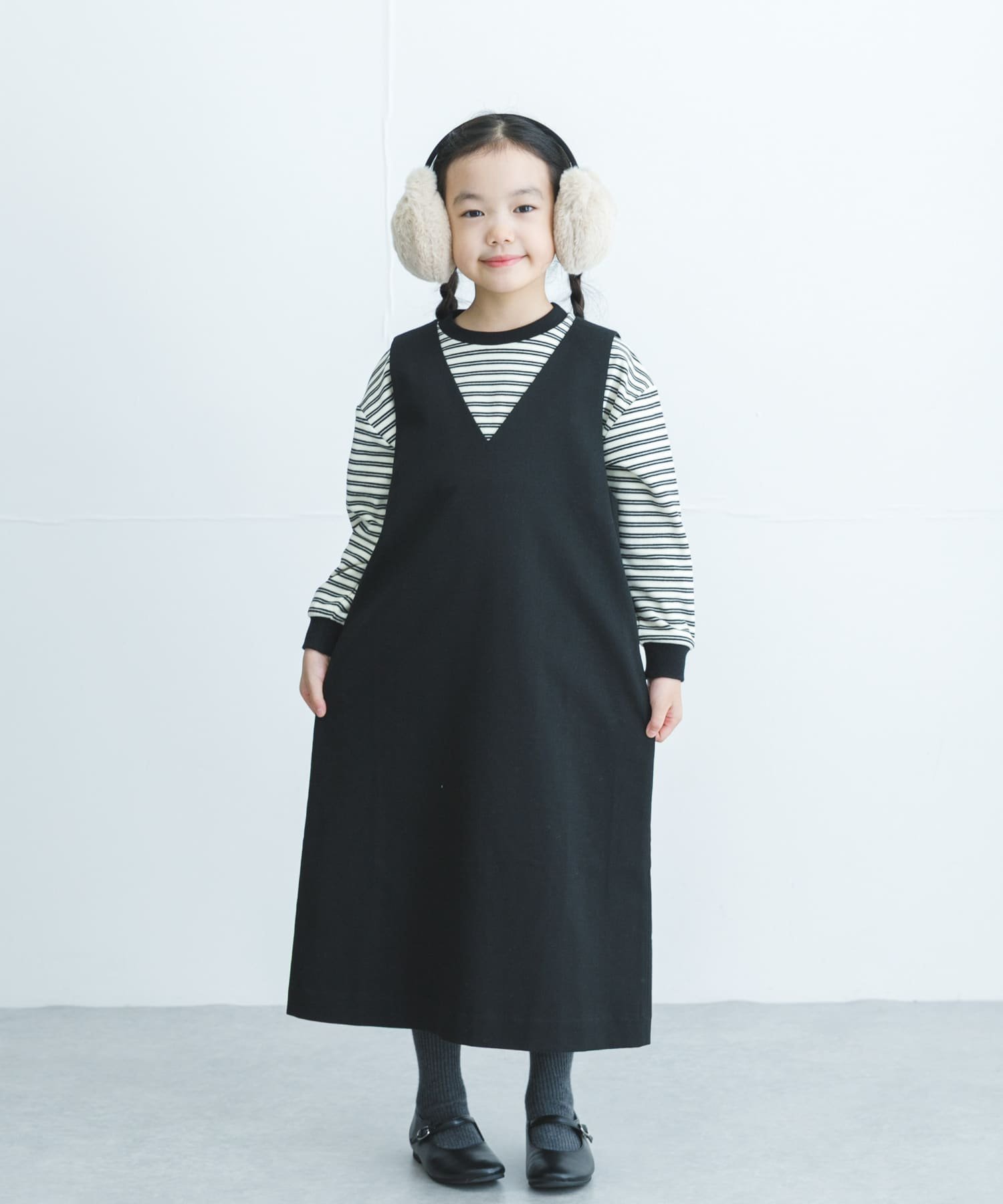 Детский комбинезон-юбка "UR TECH" "Parent-Child Link" Urban Research Doors, Black