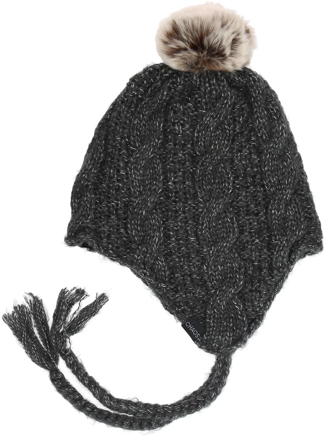 

Taboo Earflap Шапка - Women's Chaos, Heather Black