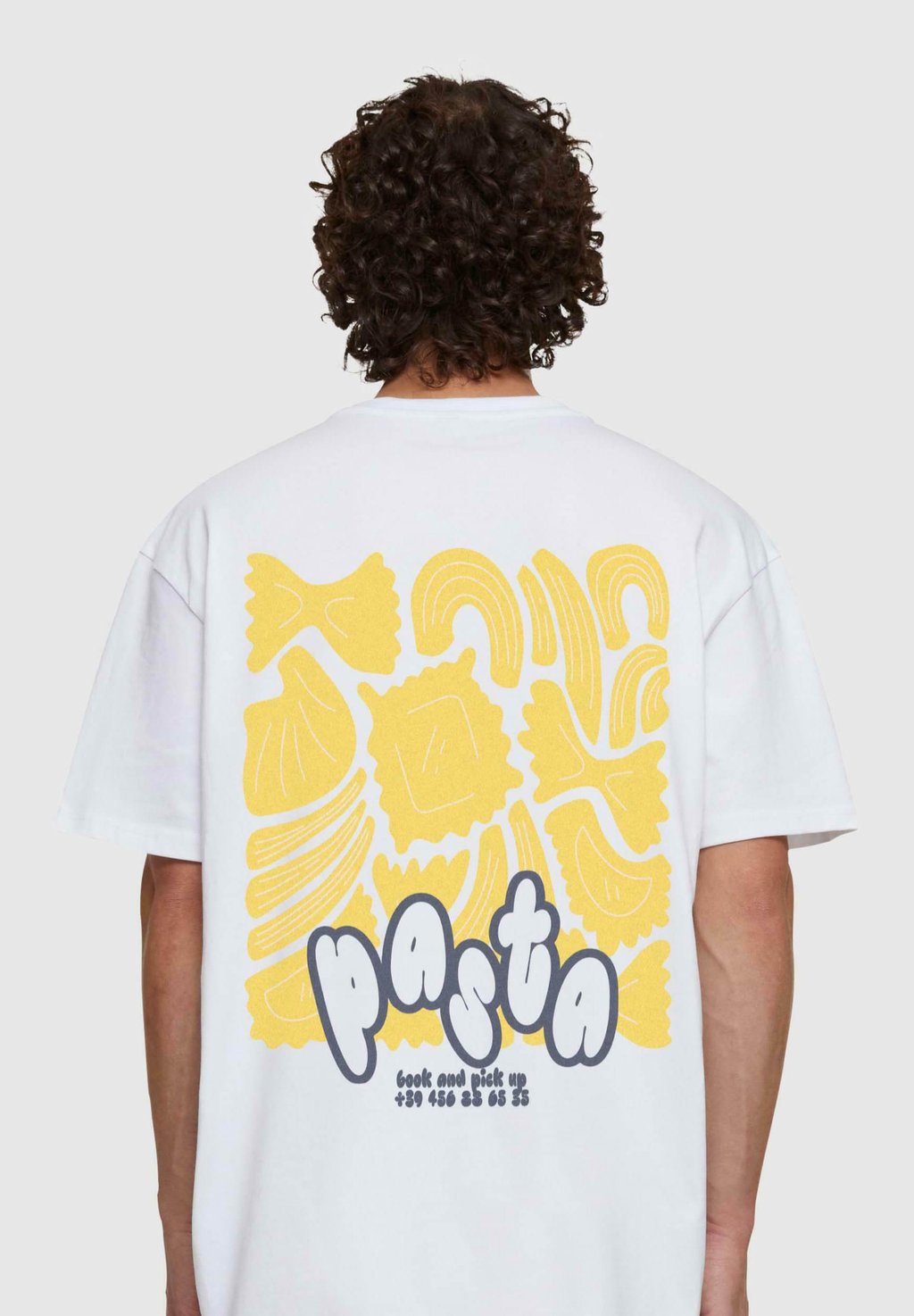 

Футболка с принтом PASTA PICK UP Lost Youth, белый