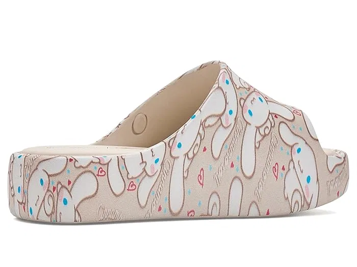 Сандалии Free Platform Slide + Hello Kitty And Friends Mini Melissa, Beige/Brown — фото 4