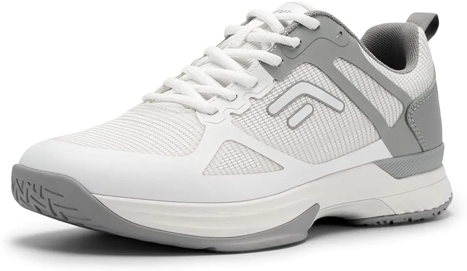 Кроссовки для пиклбола FitVille, White/Slate Grey