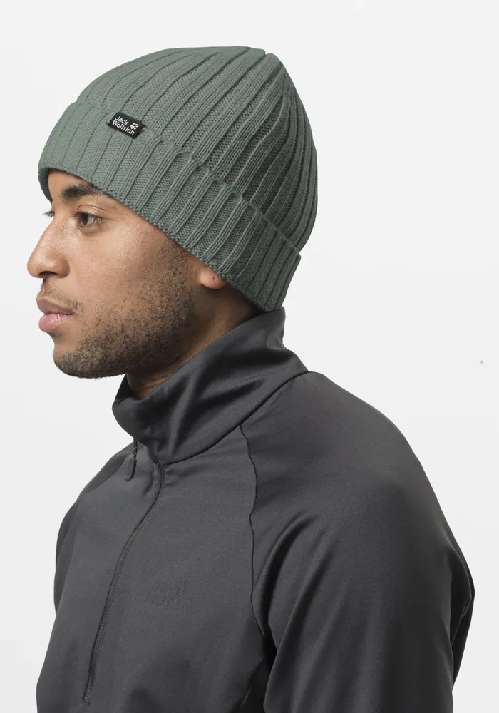 

Флисовая шапка Jack Wolfskin "STORMLOCK RIP KNIT CAP", зеленый