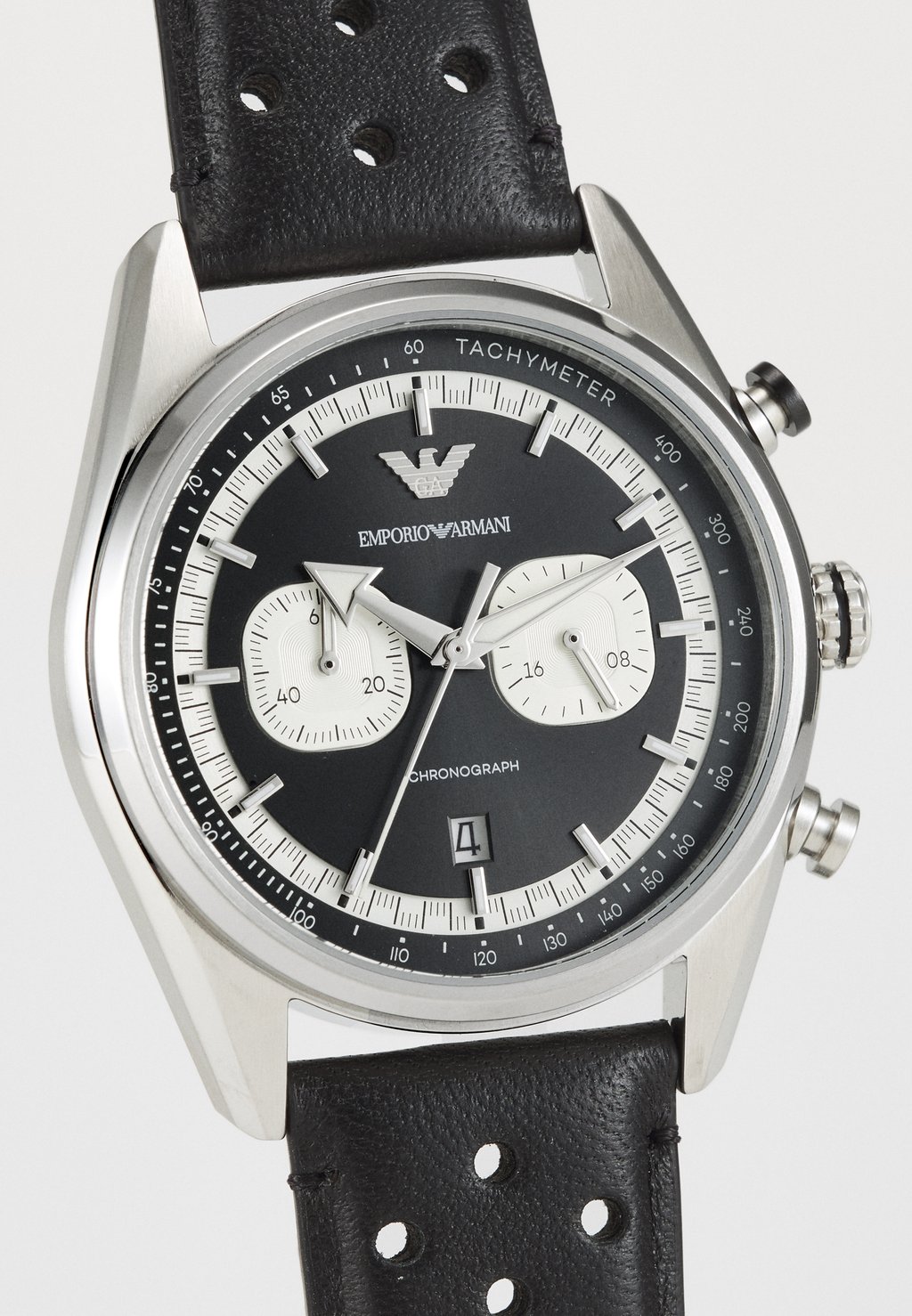 

Часы с хронографом RACER Emporio Armani, черный