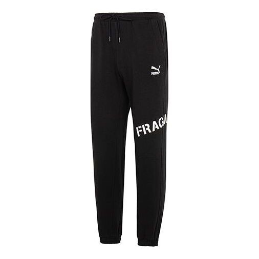 

Брюки classics heavy duty sweatpants 'black' Puma, черный