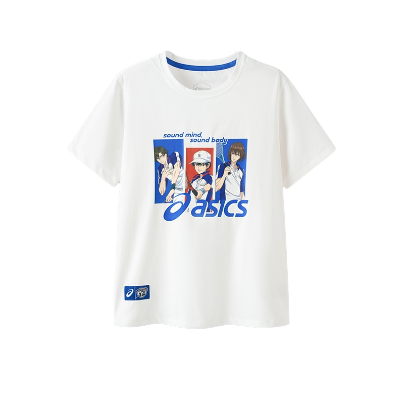 ASICS Футболка спортивная XINWANGQIUWANGZI,LIANMINGKUAN SS25 0001 Raw White для детей 3-7 лет