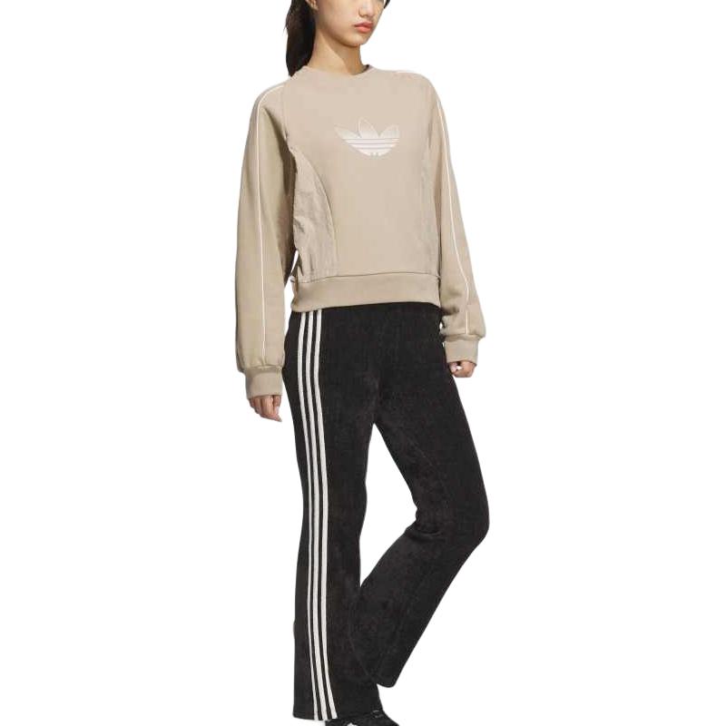 Adidas Originals Толстовка AW24 Women's Shadow Trace Khaki Brown — фото 4