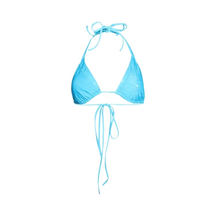 Топ Vetements Double Bikini Top, синий