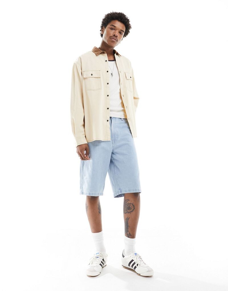 

Голубые винтажные джинсовые шорты Dickies Madison