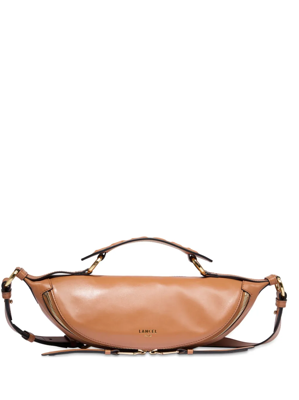 

Сумка через плечо Origami Zip Lancel, коричневый