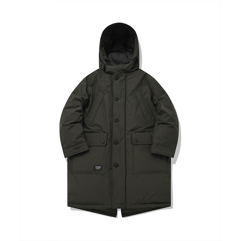 

COVERNAT Унисекс пуховик цвета хаки, Khaki
