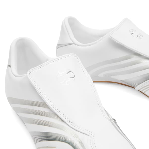Кроссовки для тхэквондо f50 Adidas, White,Silver Met. & Iron Met. — фото 3