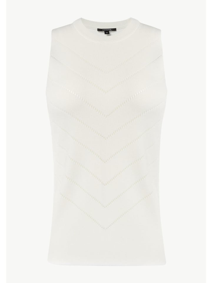 

Comma Вязаный жилет цвета 0120_белый