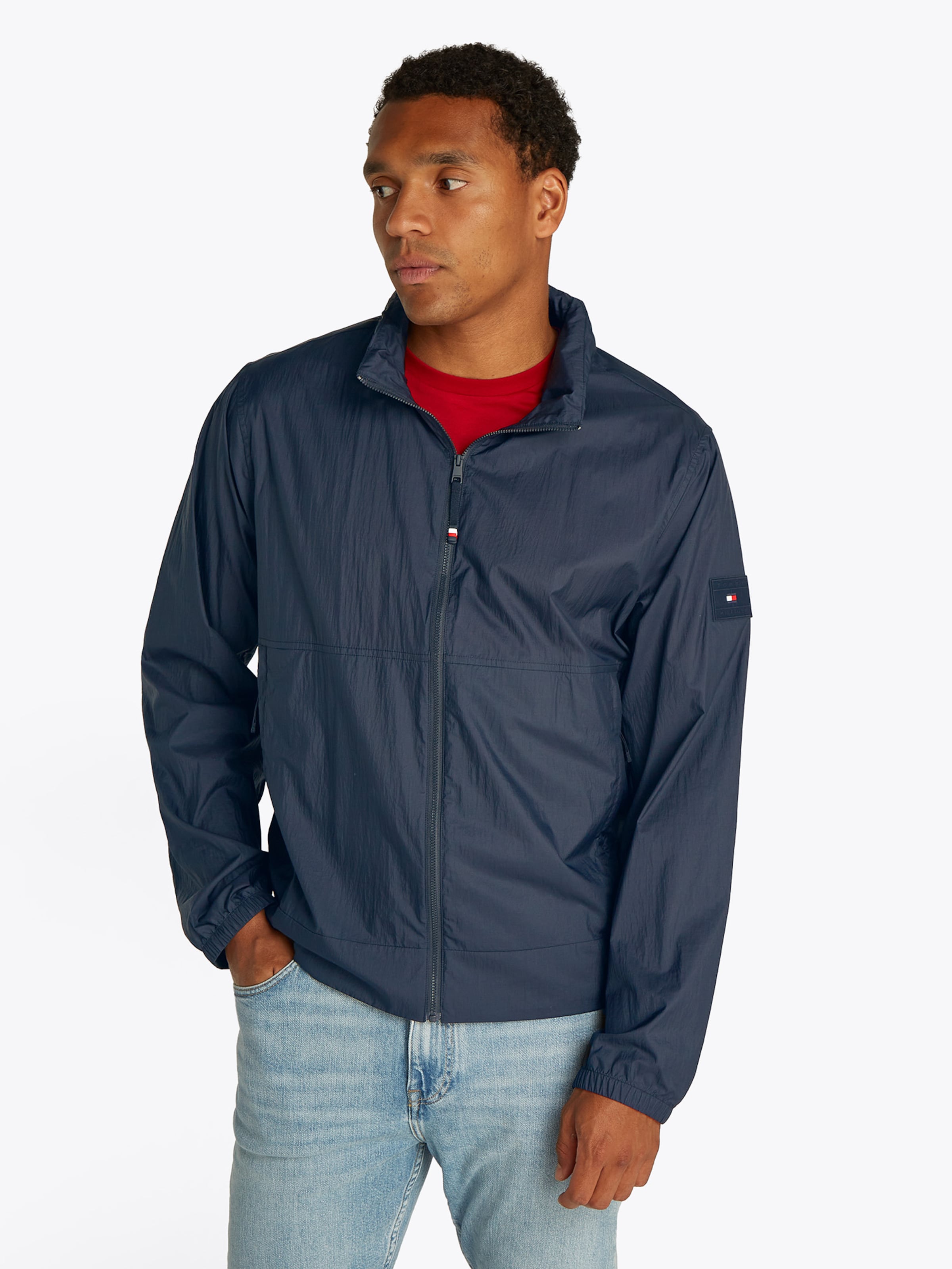 TOMMY HILFIGER Куртка для межсезонья в синем цвете — фото 3