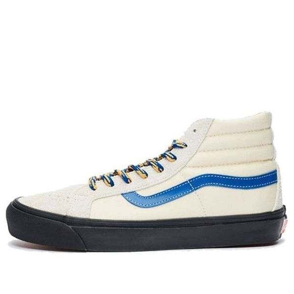 

Кроссовки sk8-hi vault high end white blue whiteblue Vans, голубой