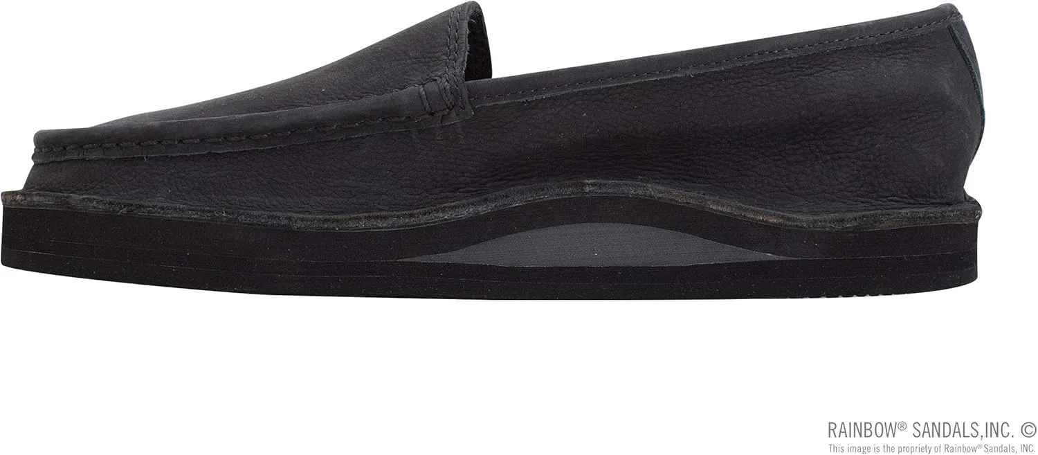 Лоферы из натуральной кожи Rainbow Premier Black Rainbow Sandals — фото 2