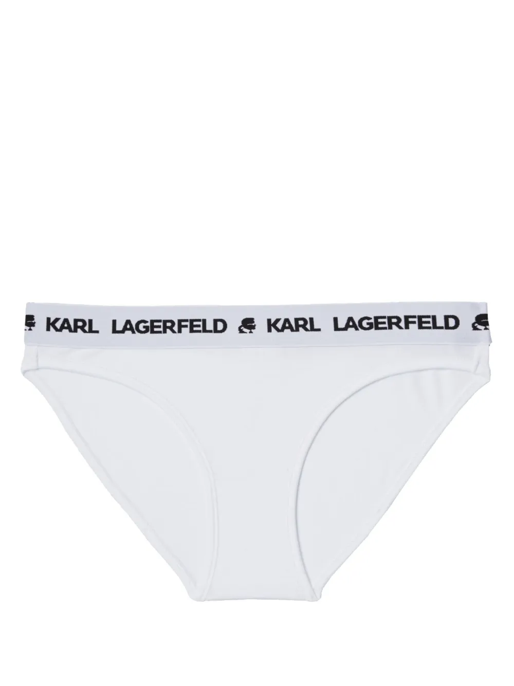 

Трусы-брифы с логотипом KARL LAGERFELD, белый