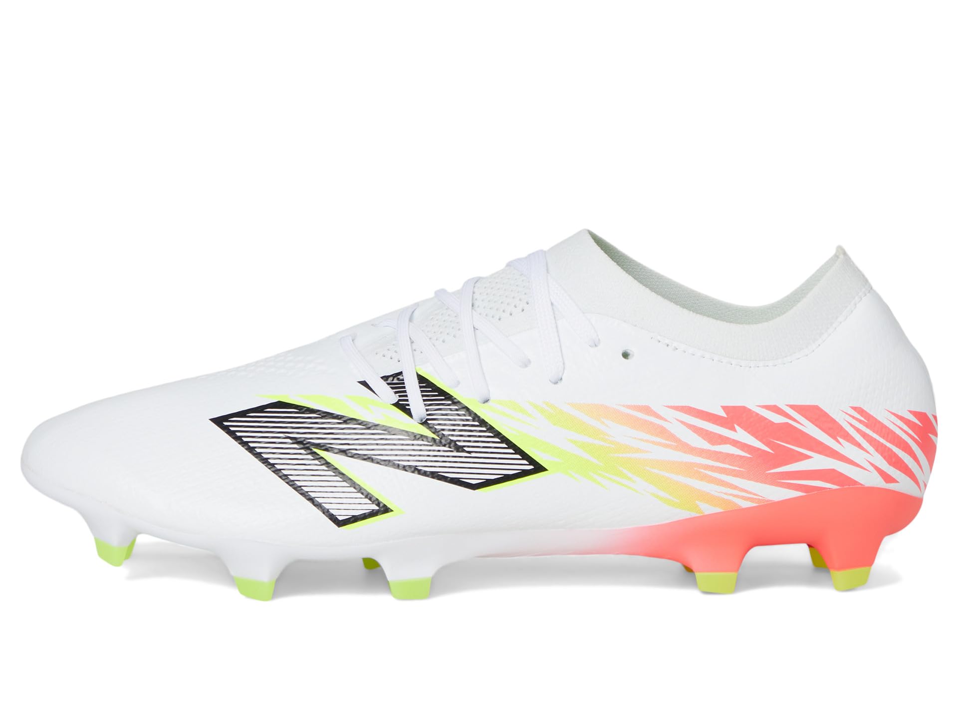 Кроссовки Unisex New Balance Furon Pro FG V8, цвет White/Energy Red/Hi-Lite — фото 4