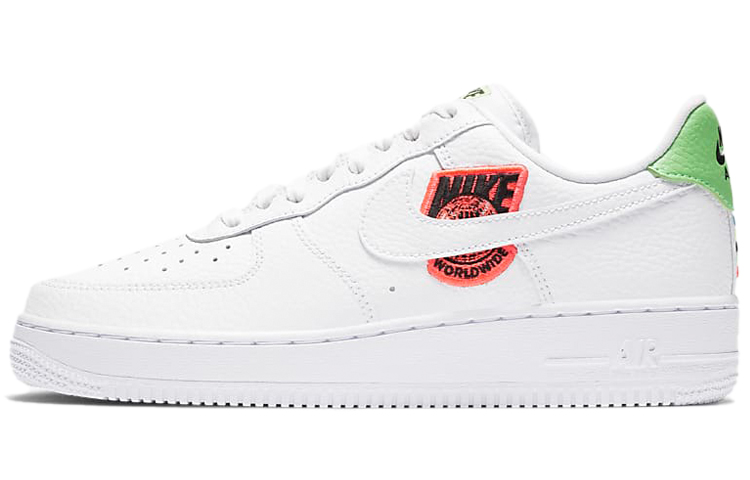 

Кроссовки Nike Air Force 1 Low '07 Worldwide Pack Flash Crimson Green Strike Women's