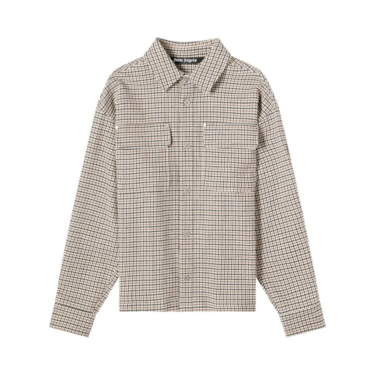 

Рубашка Palm Angels Check Back Logo Overshirt, разноцветный