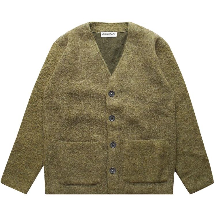 

Кардиган Our Legacy Brushed Cardigan Green, зеленый